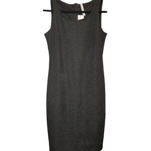 NY Collection black sleeveless dress. NWT.  Size 8P Midi.